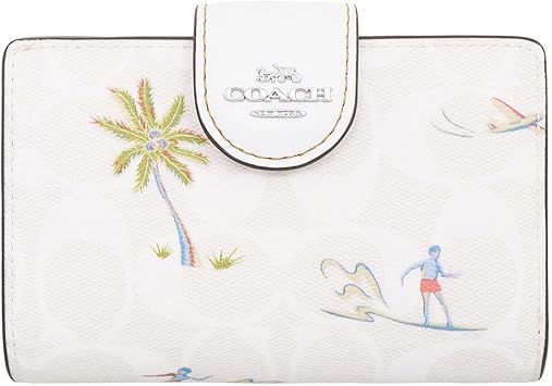 〈未使用品〉COACH コーチ 財布 折り財布 オプアート 二つ折り 2つ折り COACH コーチ 財布 二つ折り財布 FCP417 CP417 ブラック